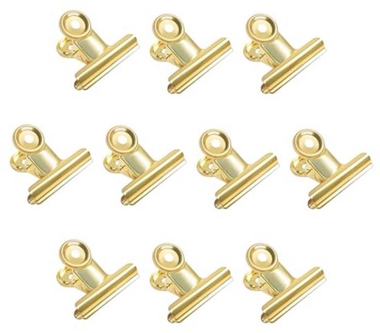 Grote Metalen Scharnierende Clips, Coideale 20 Pack 2 Inch Zilveren Bulldog Paperclip Clip Geld File Binder Clips
