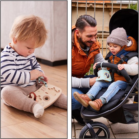 hauck Alpha Start N Grow Set - Kinderstoel startset - vanaf geboorte tot volwassen leeftijd - Natural Dark Grey van Hauck — afbeelding 5