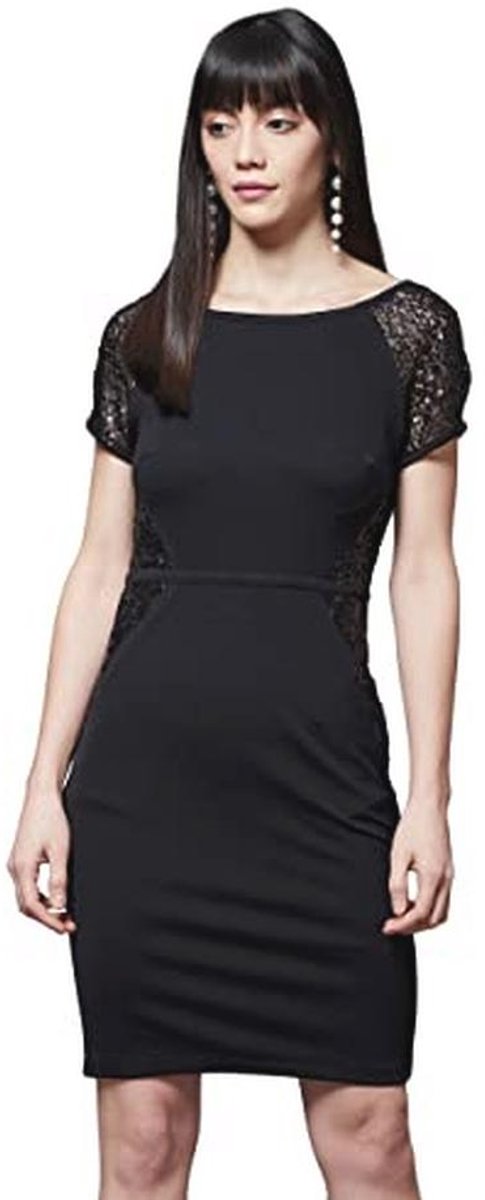 Groene Ronde Hals Raglanmouwen Bodycon Mini Jurk voor Dames