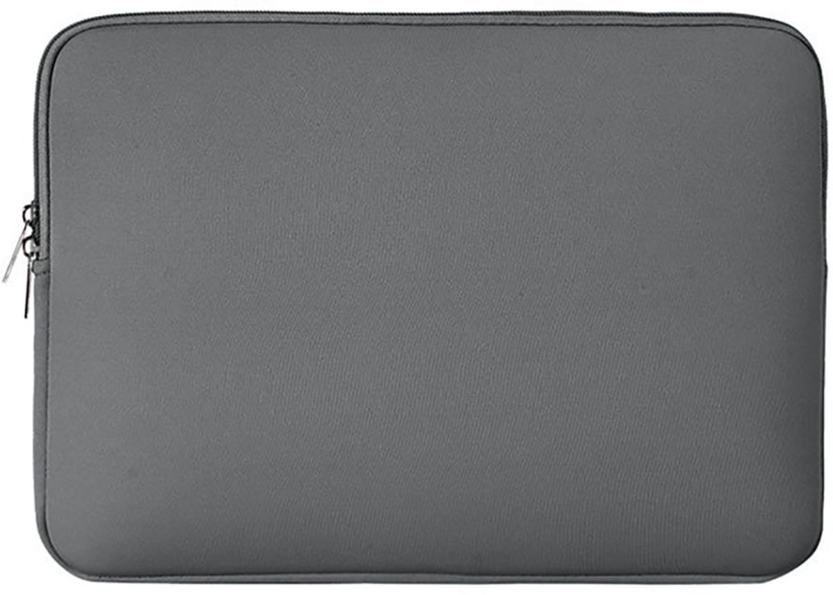 14 Inch Laptop Sleeve - Beschermende Tas voor Notebook, Chromebook en Tablet - Grijs, Waterdicht en Schokbestendig