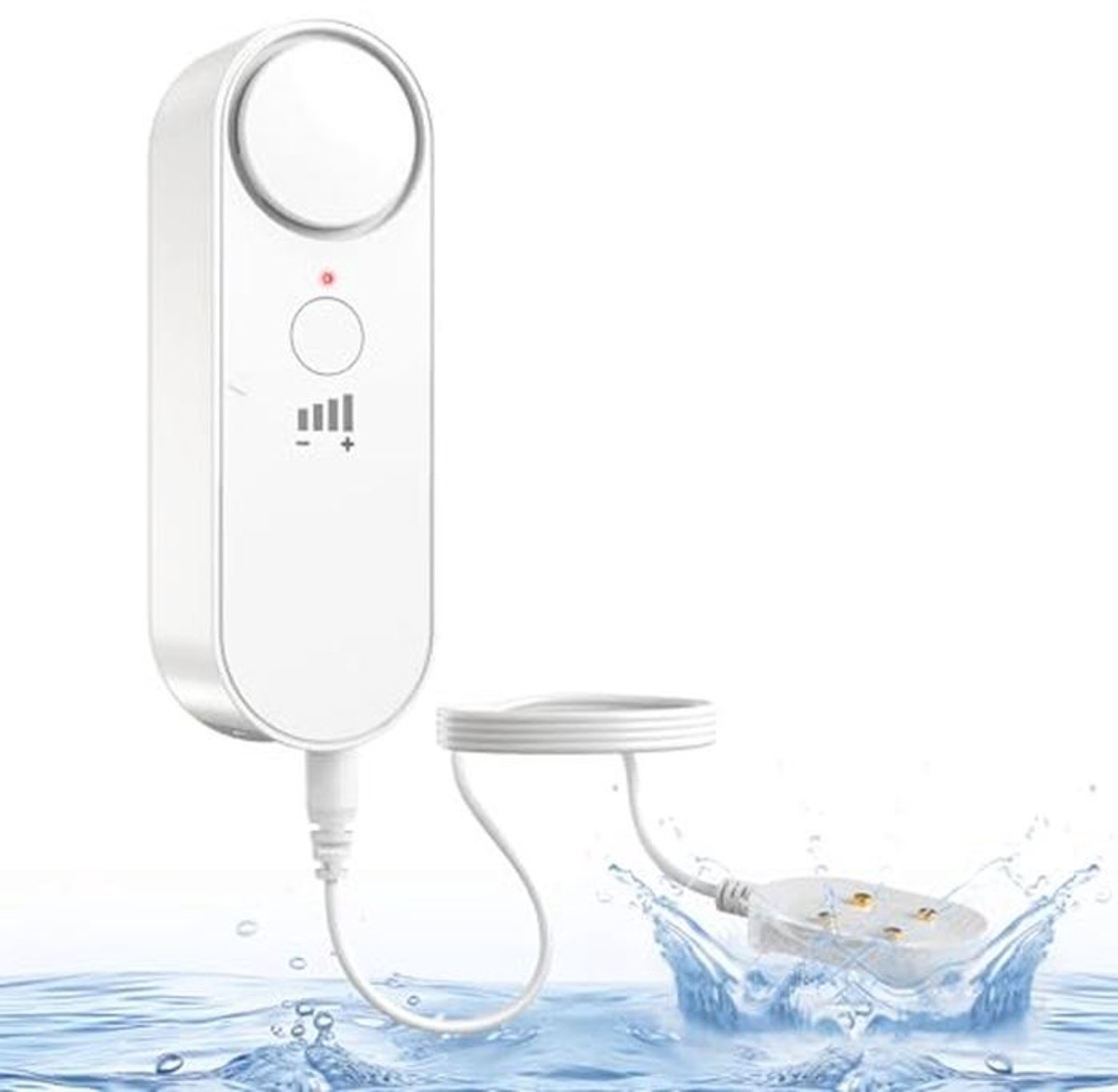 Wateralarm met 100 dB Geluidsalarm voor Badkamers, Keukens en Kelders