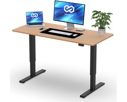 Infinity Goods elektrisch sta-bureau bruin
