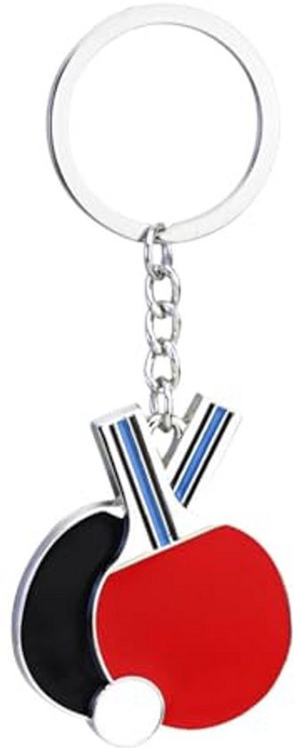 Porte-clés de Tennis de Table - Porte-clés Sportif pour Sac et Clés