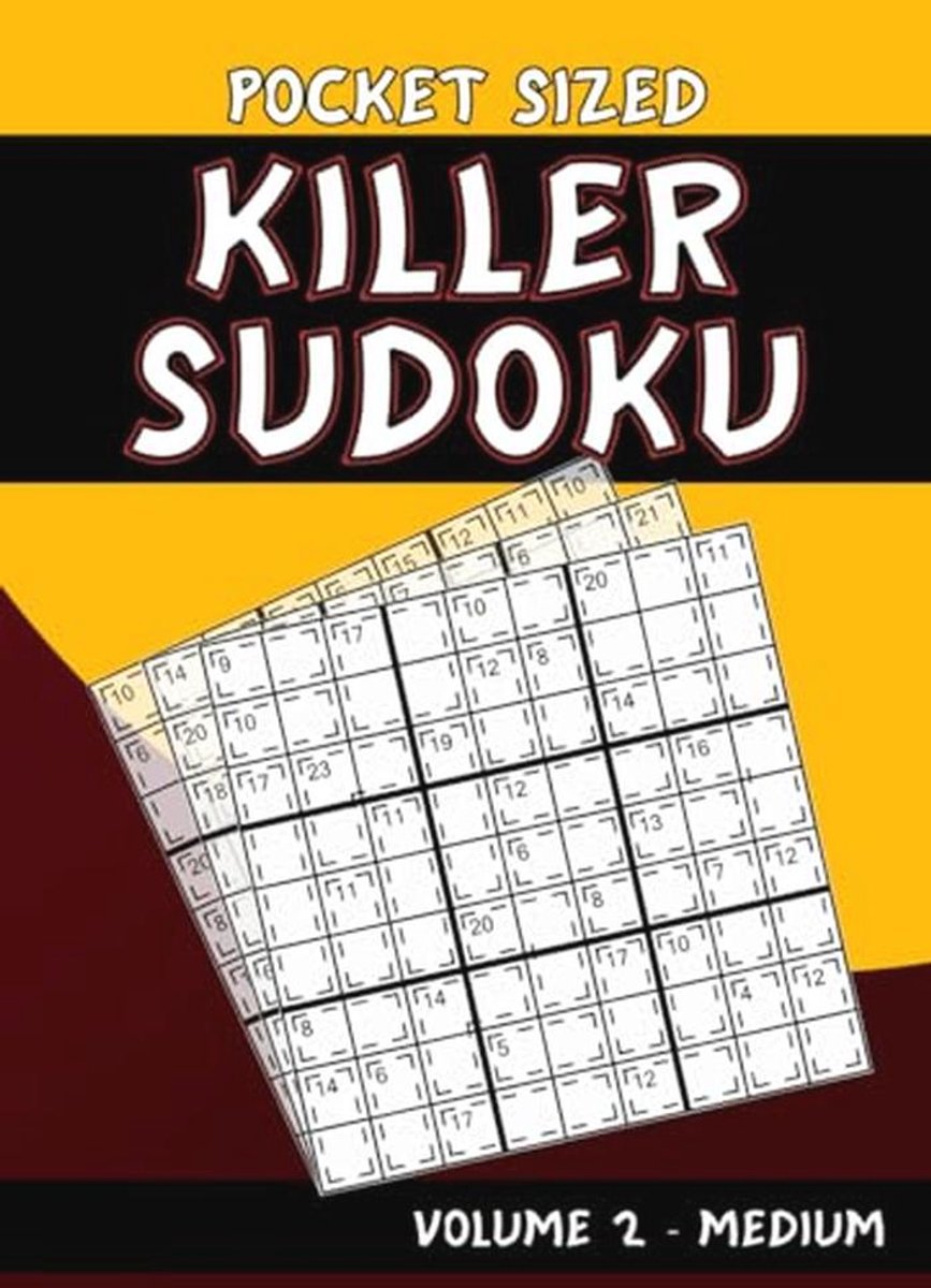 Killer Sudoku in Pocketform: 100 Puzzels voor Volwassenen