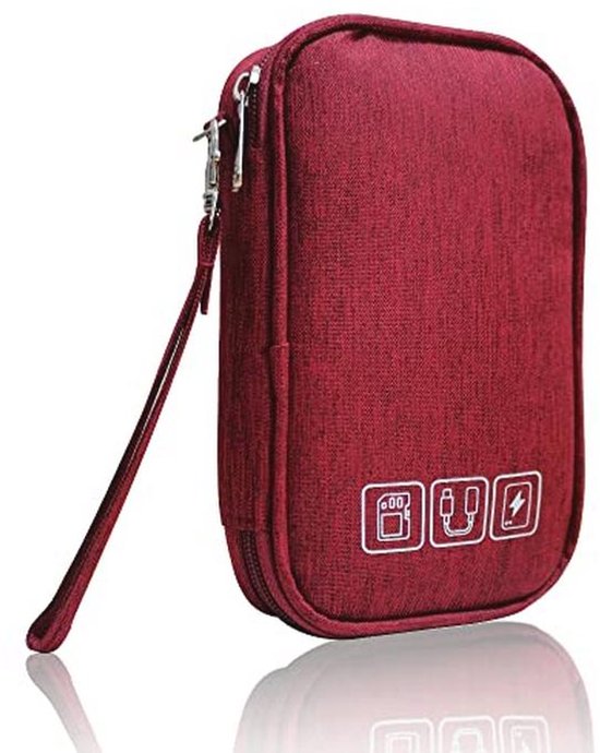 Foto: Draagbare elektronische organizer tas kabel organizer voor reizen