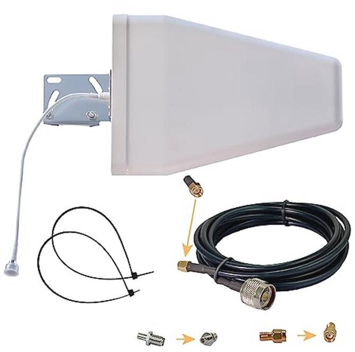 Buitenantenne 9dBi voor 5G/4G/LTE/WiFi - Verbeter je mobiele ontvangst met SMA/RP-SMA/TS9 aansluitingen