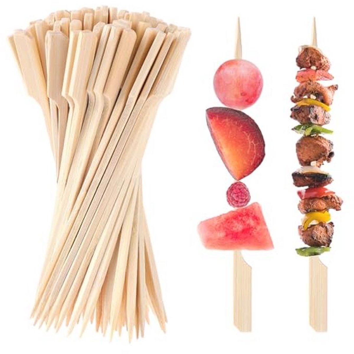 Bamboespiesjes 15 cm - 100 stuks voor cocktails en hapjes