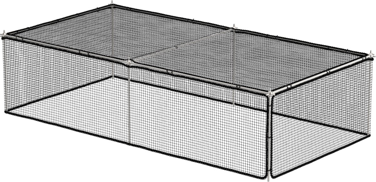 WITBOSCH - Moestuinbak - Fruit- en groentekooi voor moestuinbak 210x107 cm