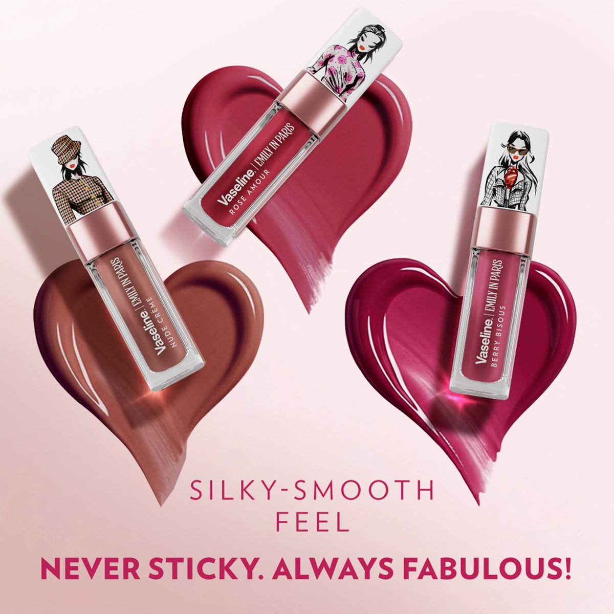 Vaseline x Emily in Paris Lip Oil Rose Amour, getinte lipgloss voor vollere lippen (1x4g) — cadeau in Verzorging - foto 5