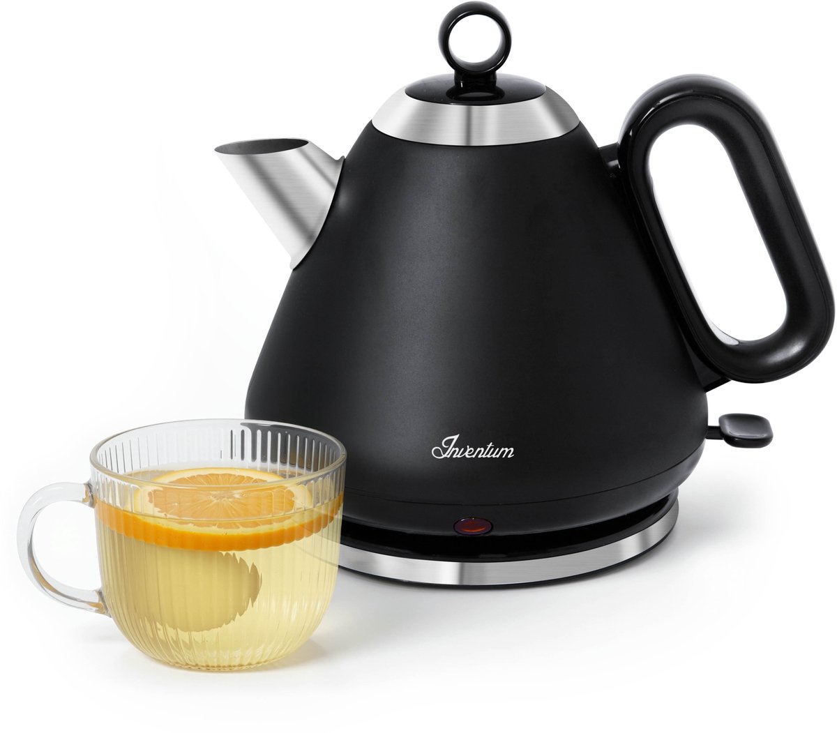 Inventum HW617B - Retro waterkoker - mat zwart