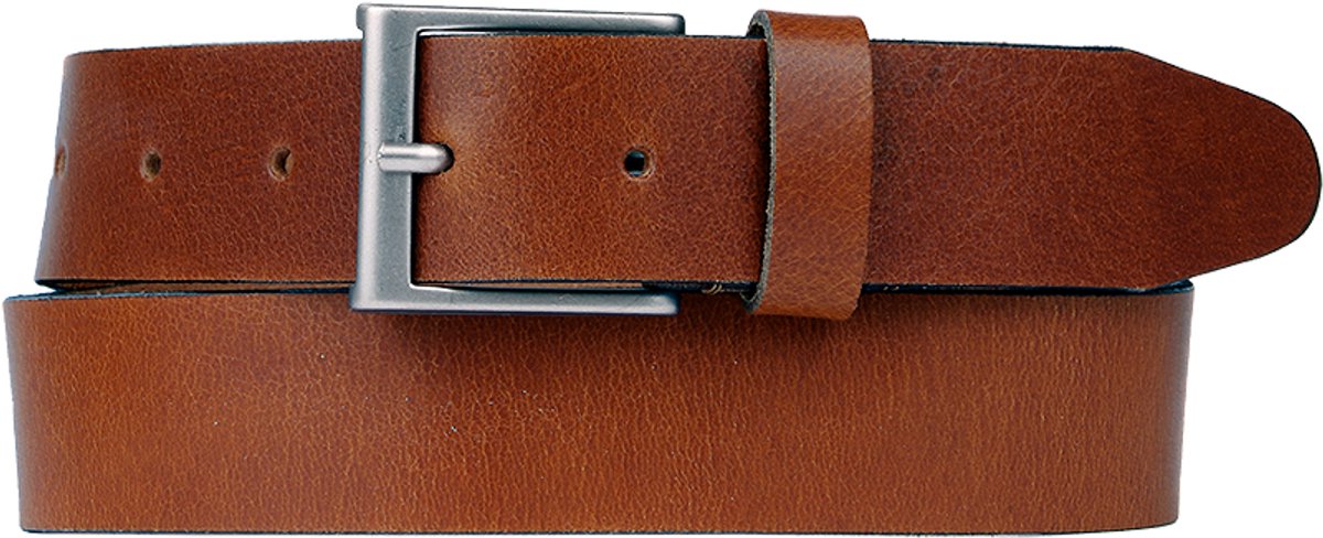Petrol Industries Riem Heren - Broekriem - Verstelbaar - Leer - Cognac - 105 cm - XXL