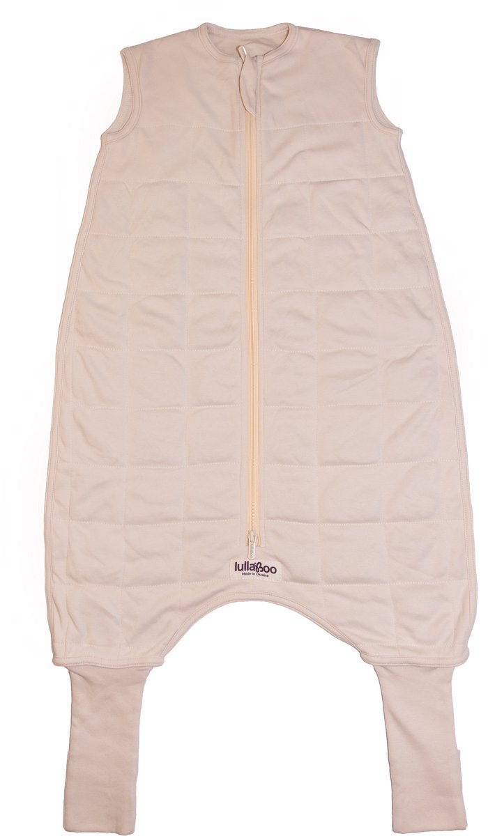 Baby Verzwaarde Slaapzak 18-36 mnd (maat MIDI) - Met open pijpen - Cremewit - TOG 2.5 (Baby Weighted Sleeping Bag Lullaboo Free step)