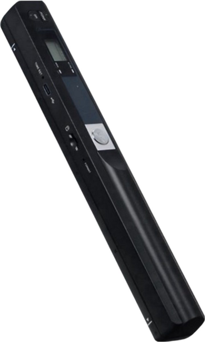 ECOiNVA iScan Scanner Wand Mini Pocket Draagbare A4 met LCD-scherm, geen wifi-functie (wit