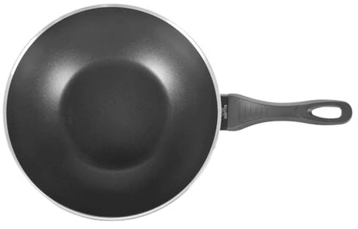 Antihaft Wokpan 30 cm met Inductiebodem en Aluminium Constructie