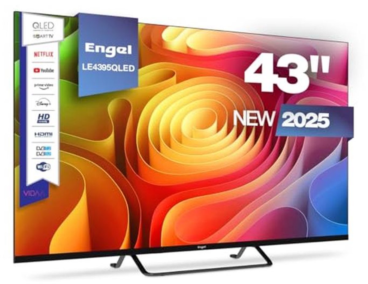 43 inch UHD 4K Smart TV met QLED en Dolby Digital