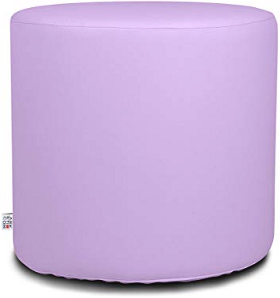 Chill voetenbank rond kunstleer PUFF violet 35 x 35 cm