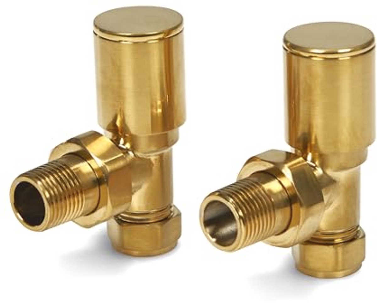 Traditionele Radiatorkleppen voor Handdoekrails 15mm Hoekmodel