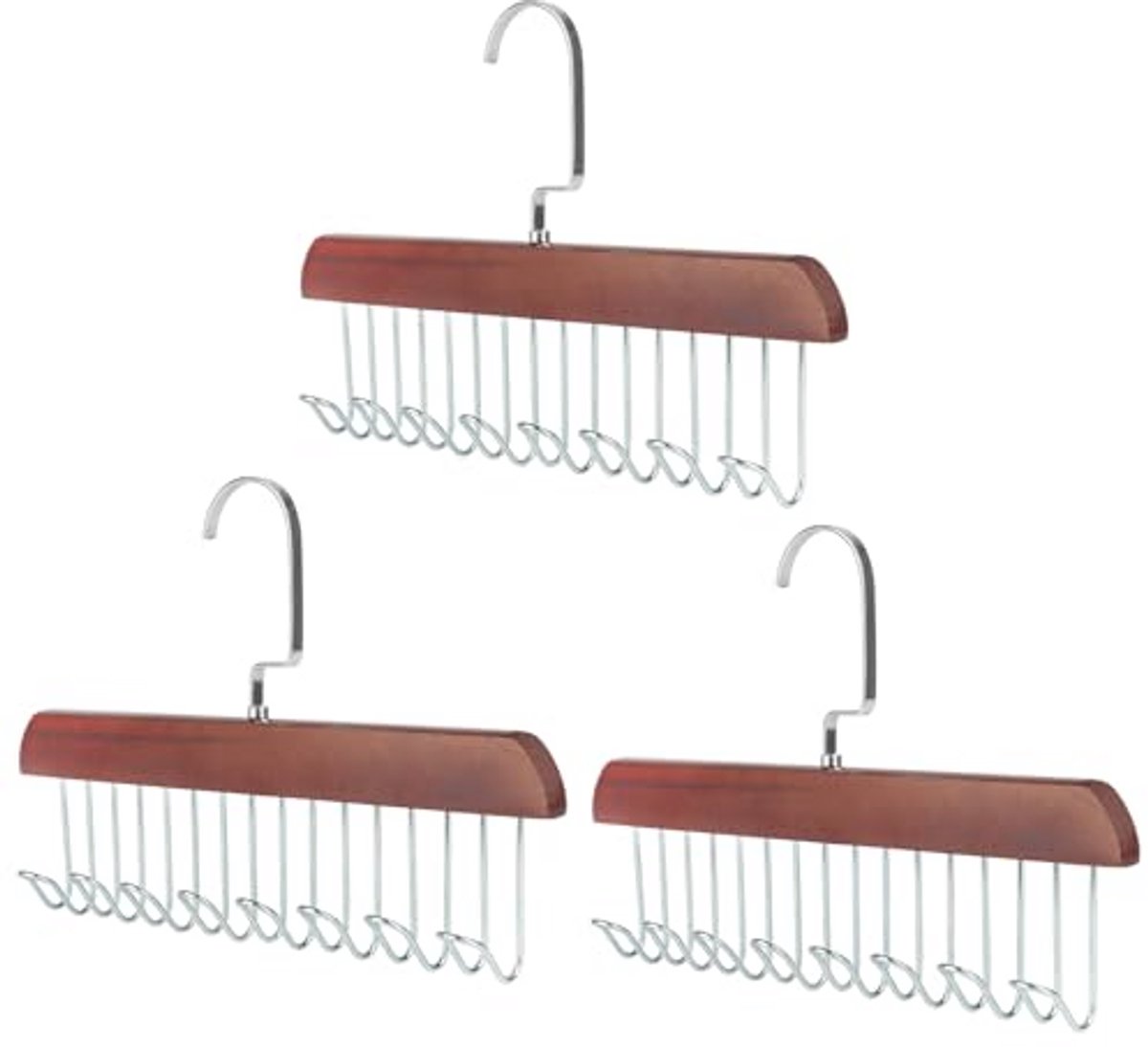 Kleerhangers en organizer met 8 haken - Ruimtebesparend en 360° draaibaar