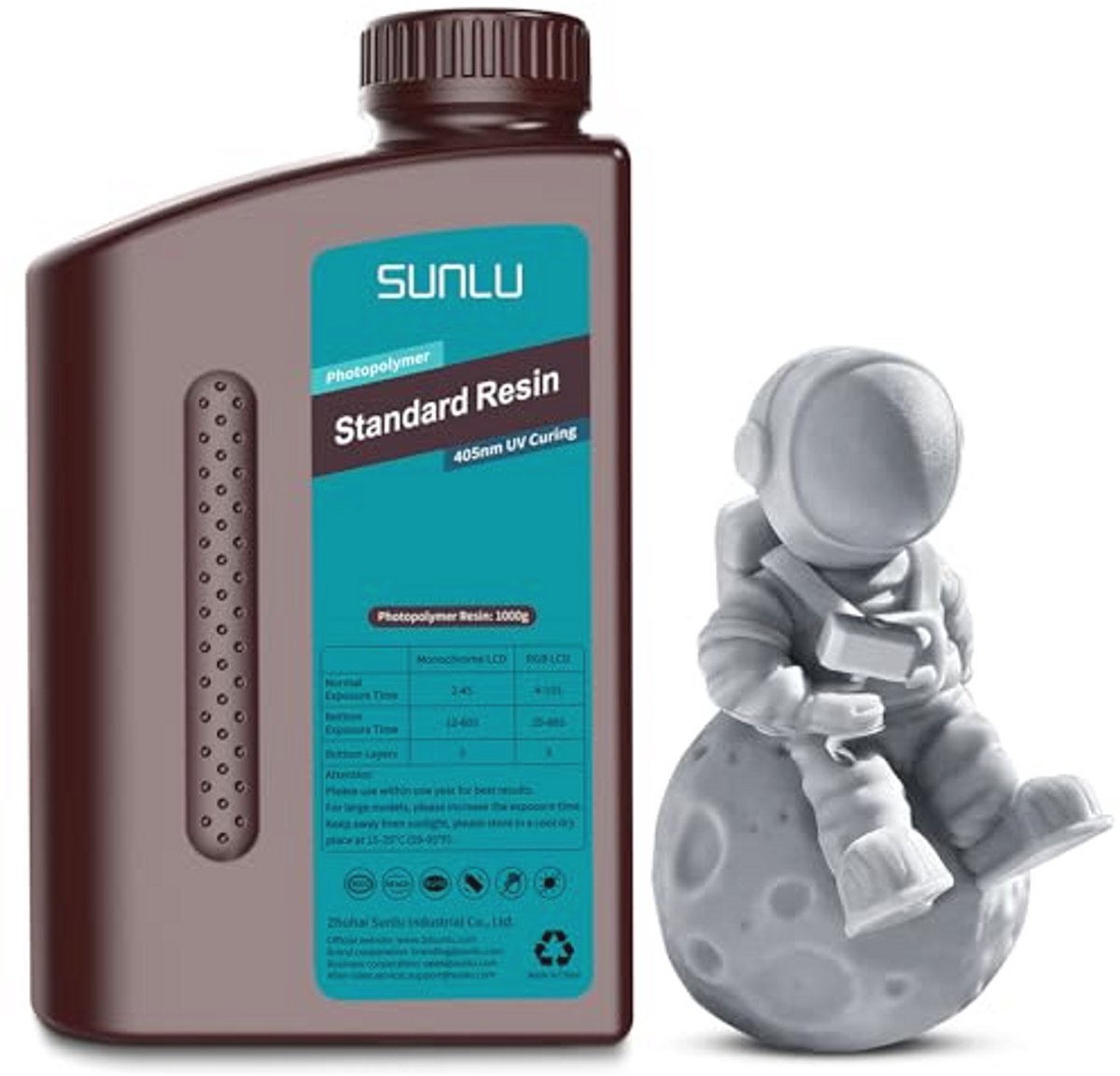 Snelle Uitharding 3D Printerspecifieke Hars - 1kg Grijze 3D Print Hars voor LCD DLP SLA Printers