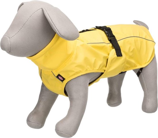 Trixie regenjas hond vimy geel