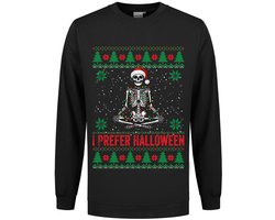 I Prefer Halloween Kersttrui - Foute Kerst Trui - Unisex - Grappig
