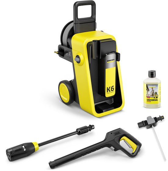 Kärcher K 6 Comfort Premium hogedrukreiniger - 160 bar - 510 l/u - 50 m²/u - Slanghaspel - 4-in-1 Spuitlans - Geschikt voor oa. auto - terras - campers - caravans - fietsen - motoren - tuinset en gebieden rondom huis