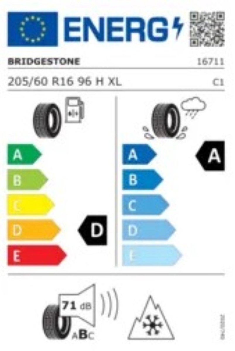 Bridgestone Blizzak LM005 Driveguard 205/60 R16 96H XL Run Flat 3PMSF – foto 2