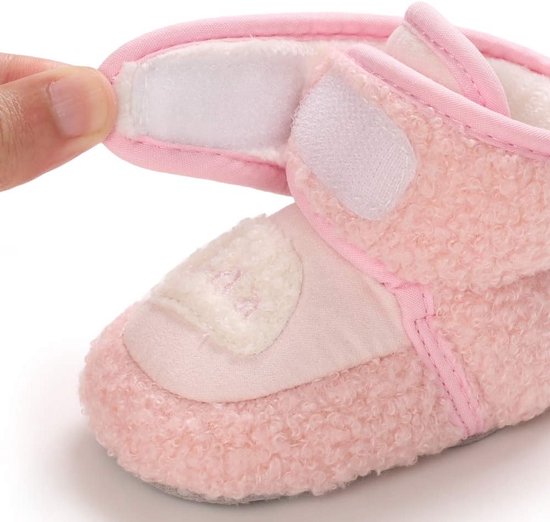 Warme, zachte winterschoentjes met anti-slip zool voor baby's en peuter 0-18 maanden — afbeelding 4