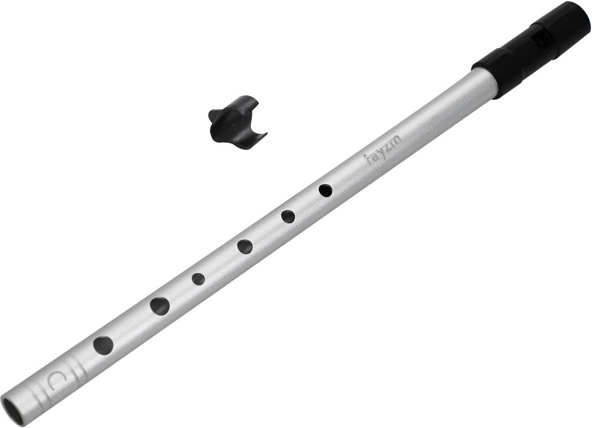 Tin Whistle in C - 6 gaten aluminium Iers fluitje voor beginners