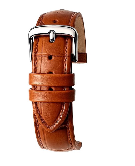 Bracelet de montre Marron Filled Croco 24mm