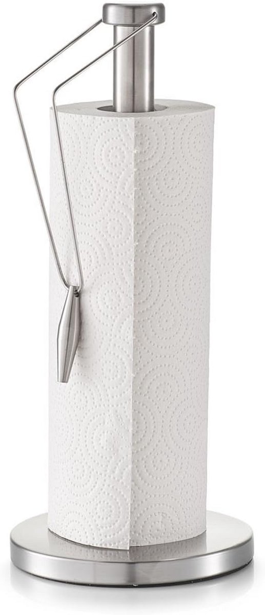 Kitchenrollhouder roestvrij staal 15 x 15 x 33,5 cm
