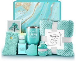 Luxe Zelfzorgcadeau voor Vrouwen met Tumbler, Kaars en Badbom