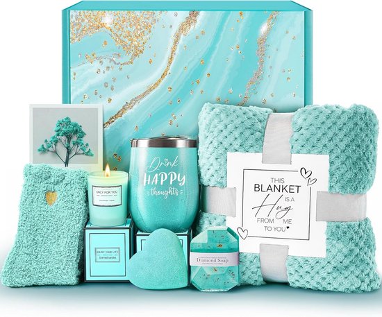 Luxe Zelfzorgcadeau voor Vrouwen met Tumbler, Kaars en Badbom