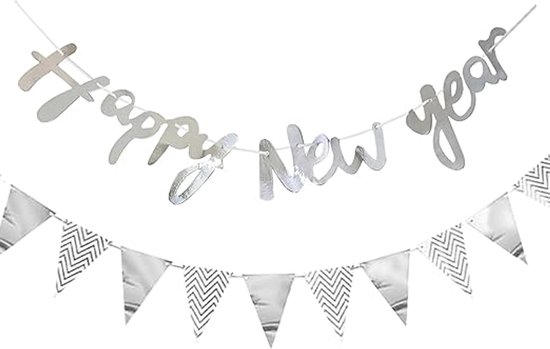 Oudejaarsavond Party Decoratie Happy New Year slinger