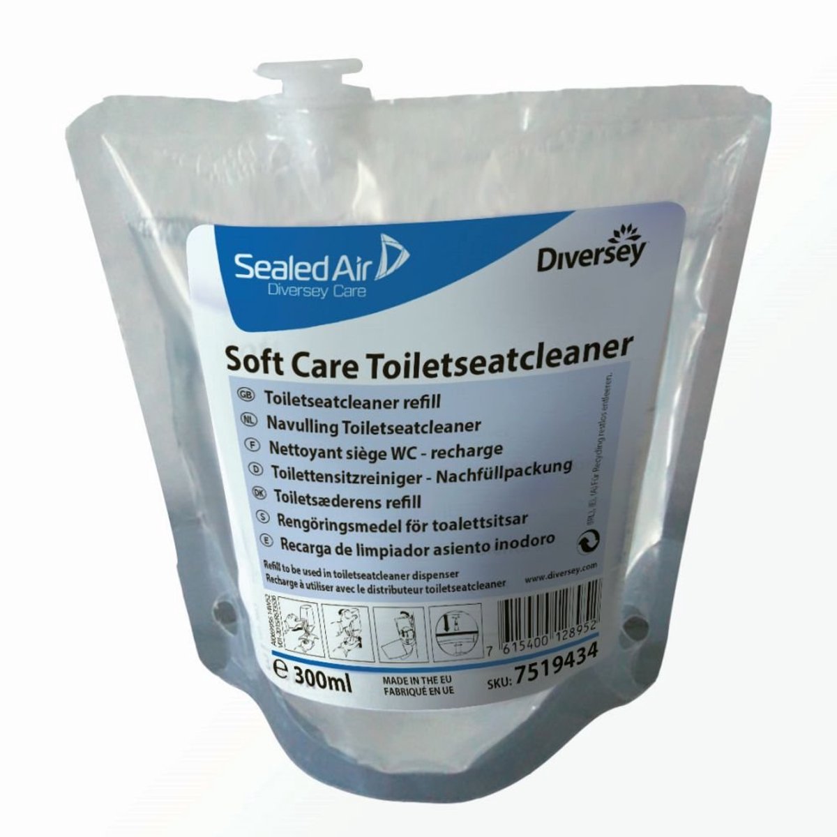 Diversey Soft Care vulling Toiletseatclaner doos (12st á 300ml)