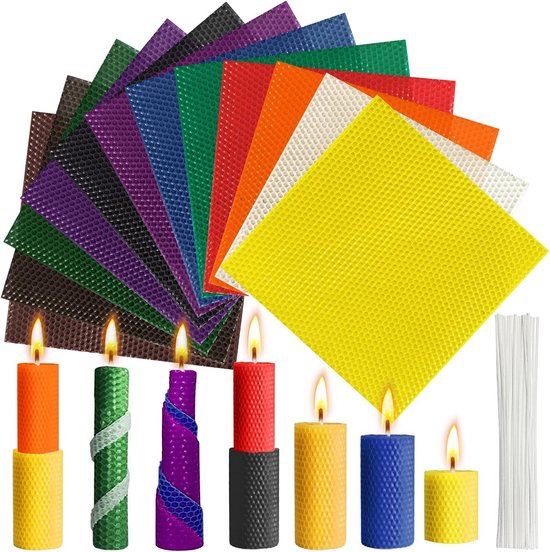 Spreuk kaarsen, alle kleuren - De Lichte Wereld