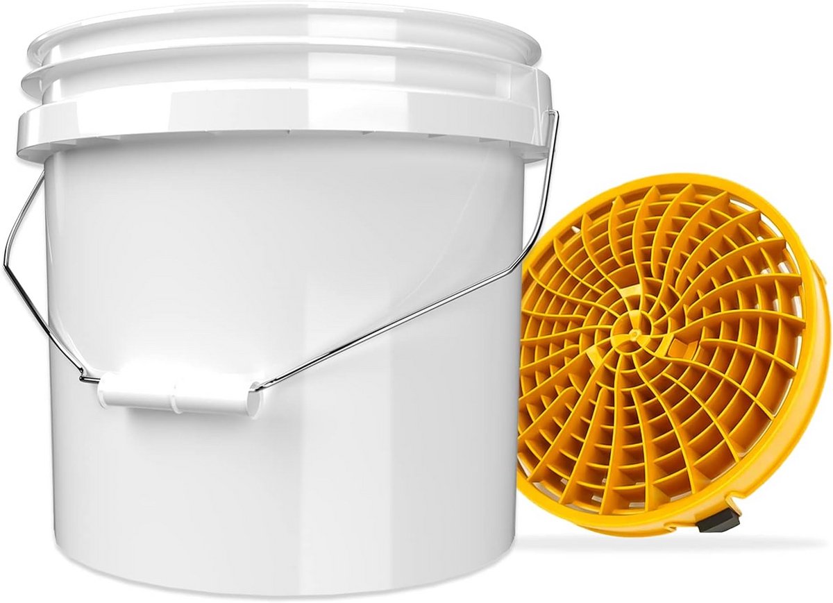 Autowasemmer 12 liter met vuilafsluiter voor krasvrije handwas