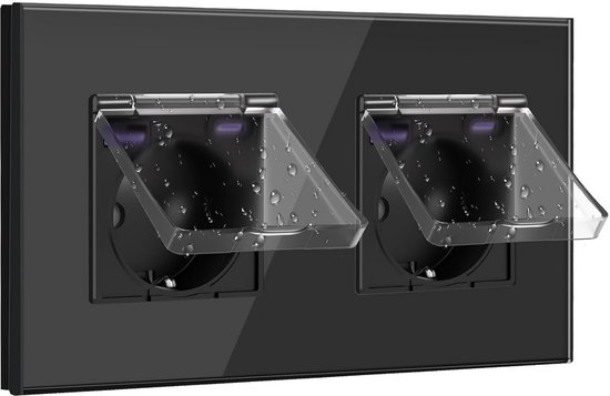 BSEED LIFE Schuko stopcontact met USB/type C 20 W, inbouw, EU-standaard
