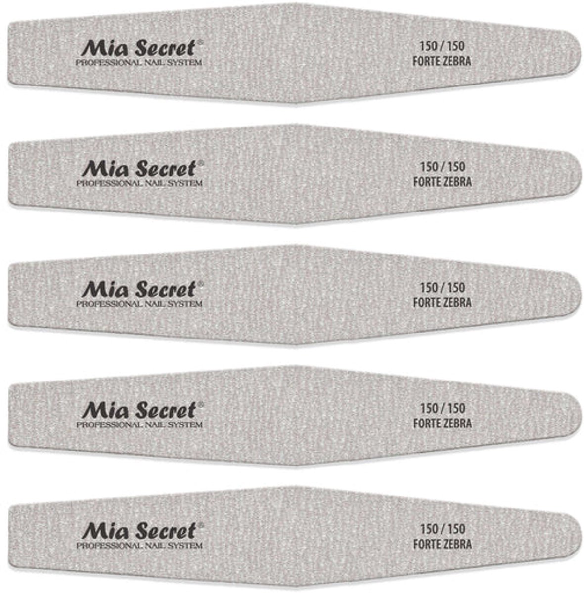 Forte Zebra Diamond Nagelvijl 150/150 Groen (5stuks)