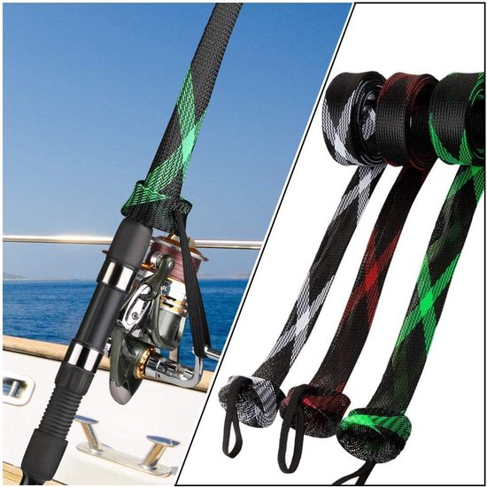 Ronte - Hengel Cover Set met Lanyard en Verstelbare Voorkom Krabben - 3 Stuks (3 Kleuren) van Ronte — afbeelding 5