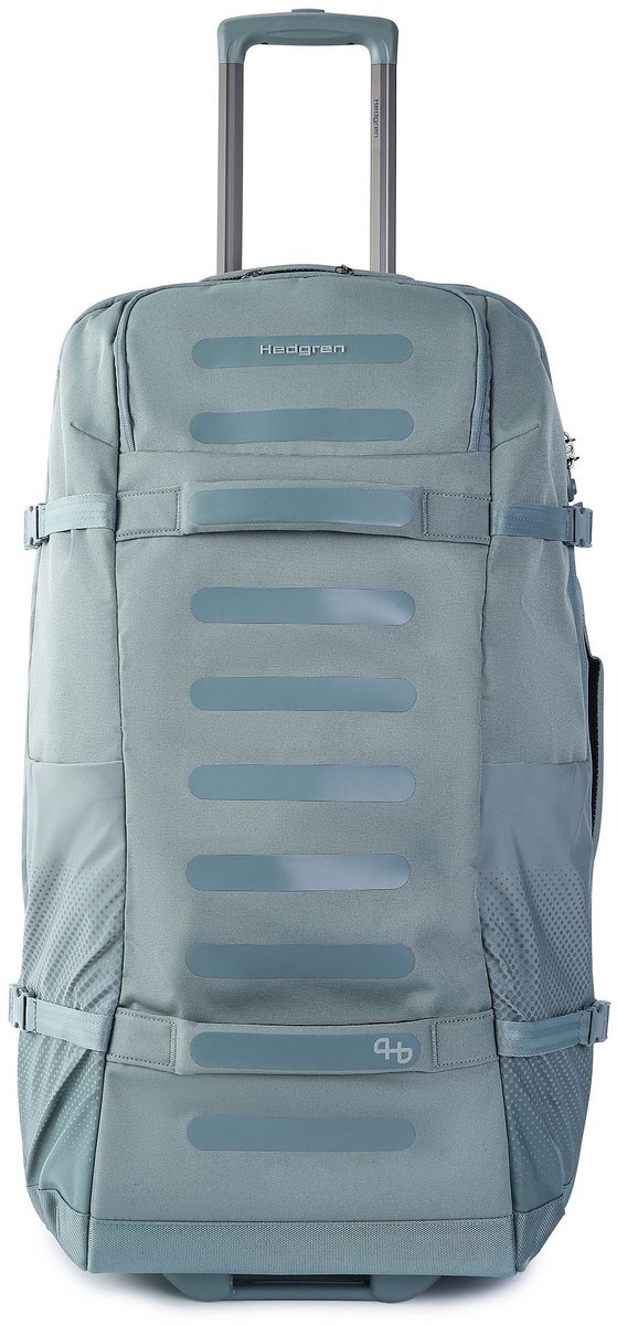 Hedgren JOURNEY – Reistas op wielen 79 cm – 109 L – Waterafstotend gerecycled RPET – TSA-slot – RFID – Grey-Green