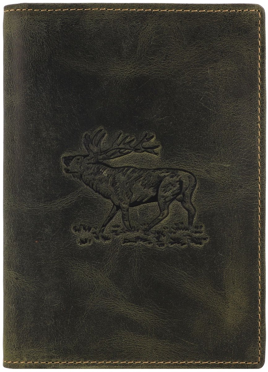 Greenburry Vintage Identiteitskaart etui Leer 9.5 cm - stag