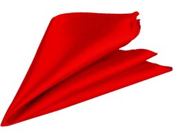 Satijnen Pochet 23 cm - Effene Kleur voor Formele Gelegenheden - Italiaanse Stijl, Handwas - Voor Bruiloft en Gala