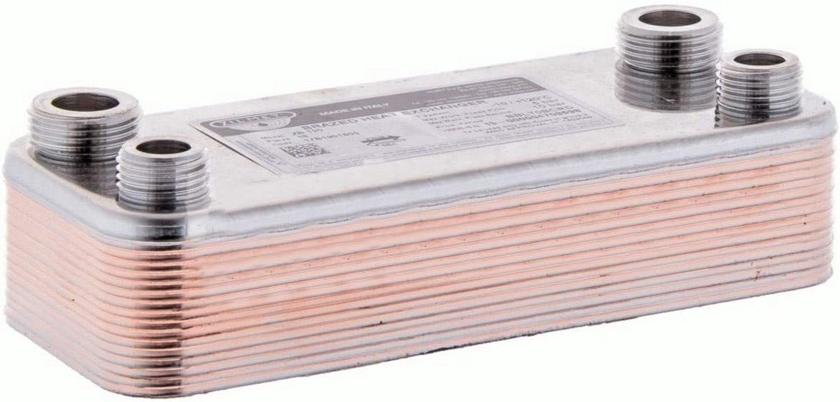 Verwarmingselement voor ketels met 3/4"M x 1/2"M aansluiting - 16 platen