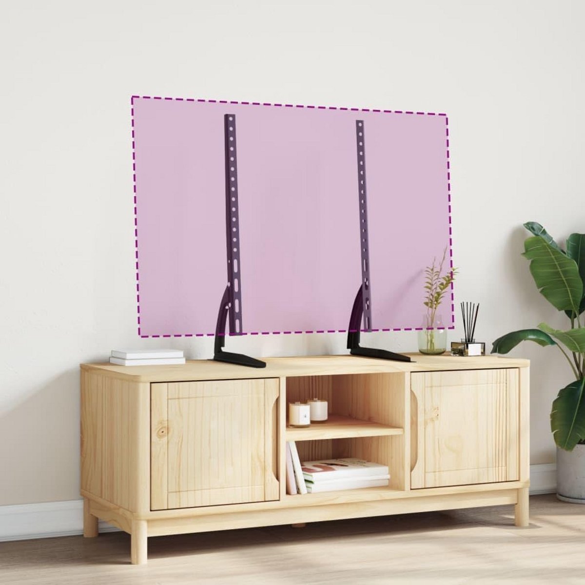 TV-standaard 37-75 inch, 45kg, VESA 600x400mm, 2 stuks