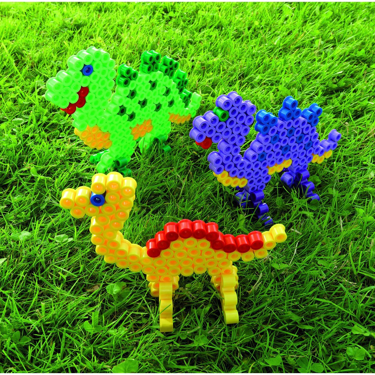 Hama - Strijkkralen Maxi 600 stuks - Dino’s in Box — afbeelding 2
