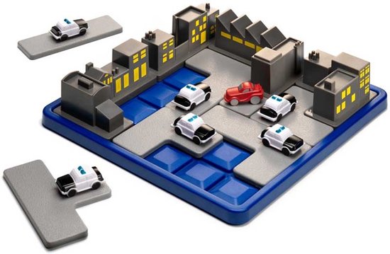 SmartGames - RoadBlock - breinbreker met 80 opdrachten vanaf 7 jaar - auto's