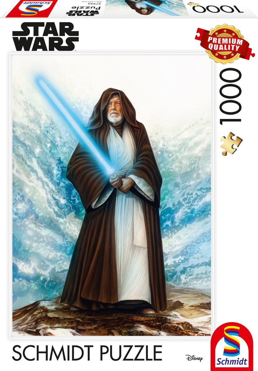 Schmidt Star Wars legpuzzel The Jedi Master 1000 stukjes Monte Moore.