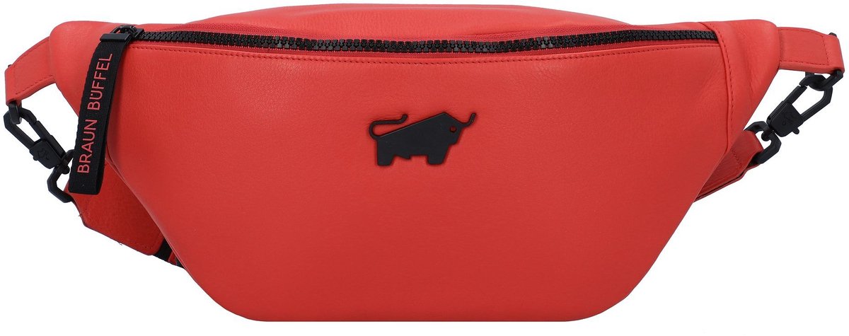 Braun Büffel Capri Fanny pack RFID-bescherming Leer 35 cm - Unisex - flame red