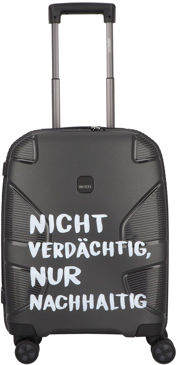 IMPACKT IP1 4 wielen Cabinewagen 55 cm - Harde bagage - TSA slot - black